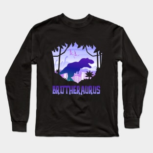 Brothersaurus T-Rex Brother Saurus Matching Long Sleeve T-Shirt